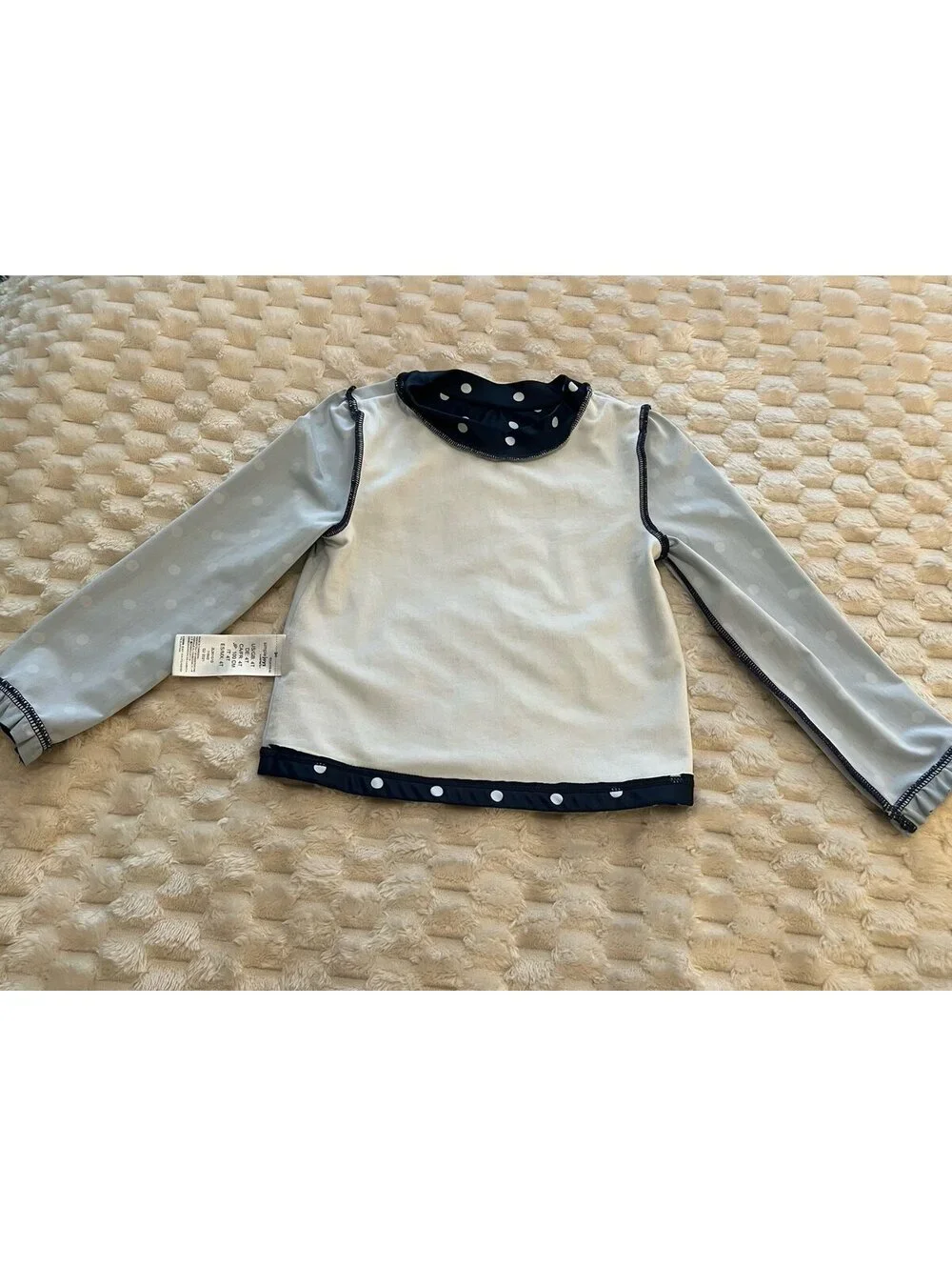 Carter’s Girls 2-pk Long Sleeve Rash Guards, Ruffle sleeves (sz 4T)
